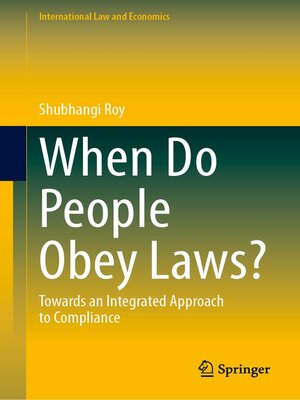 cover image of When Do People Obey Laws?